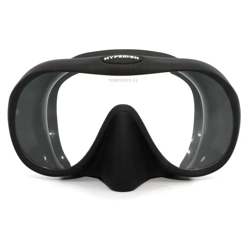 Hyperion Orca Frameless Low-Volume Dive Mask – Matte Black 1