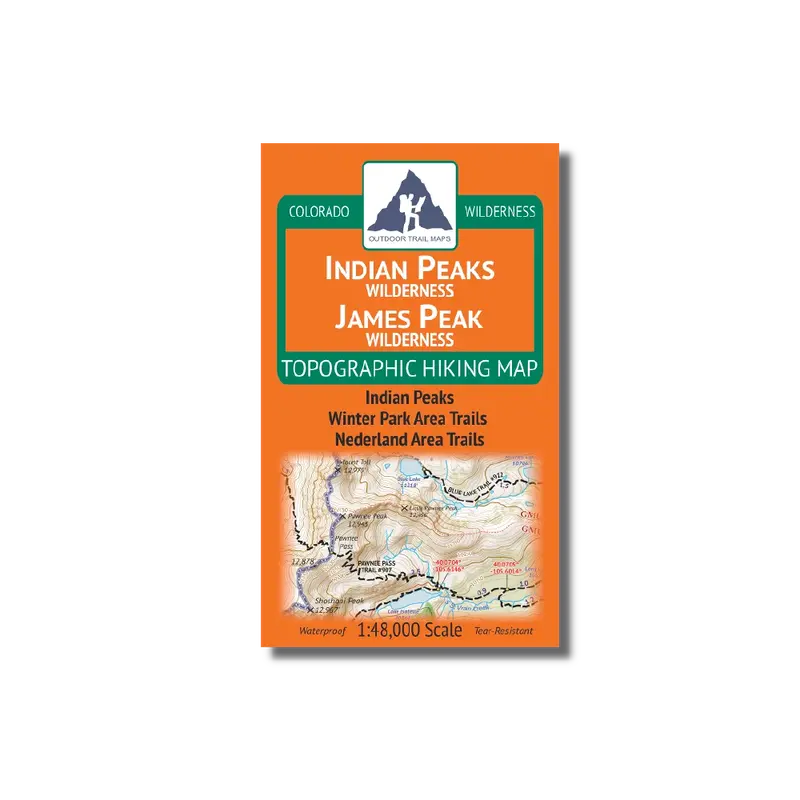 Indian Peaks And James Peak Wilderness Trail Chart 1
