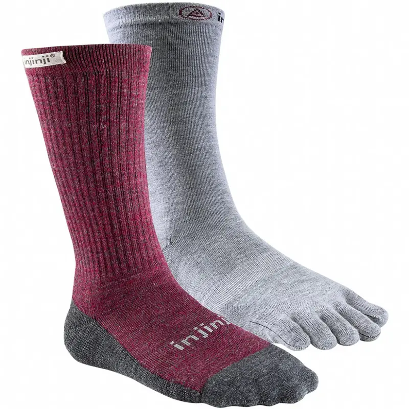Injinji Outdoor Hiker +Liner Socks – Women'S Toe-Separating Liner System 1