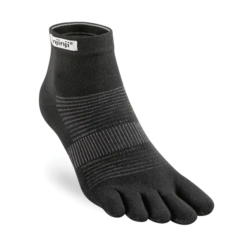 Injinji Run Lightweight Mini-Crew Toe Socks (Unisex) 1