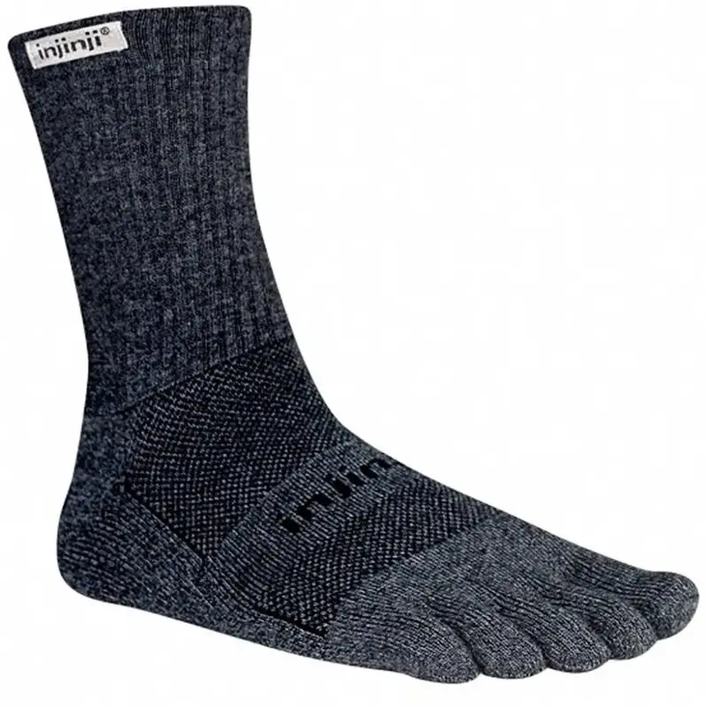 Injinji Trail 2.0 Midweight Crew Toesocks – Unisex Hiking & Trail Running Socks 1
