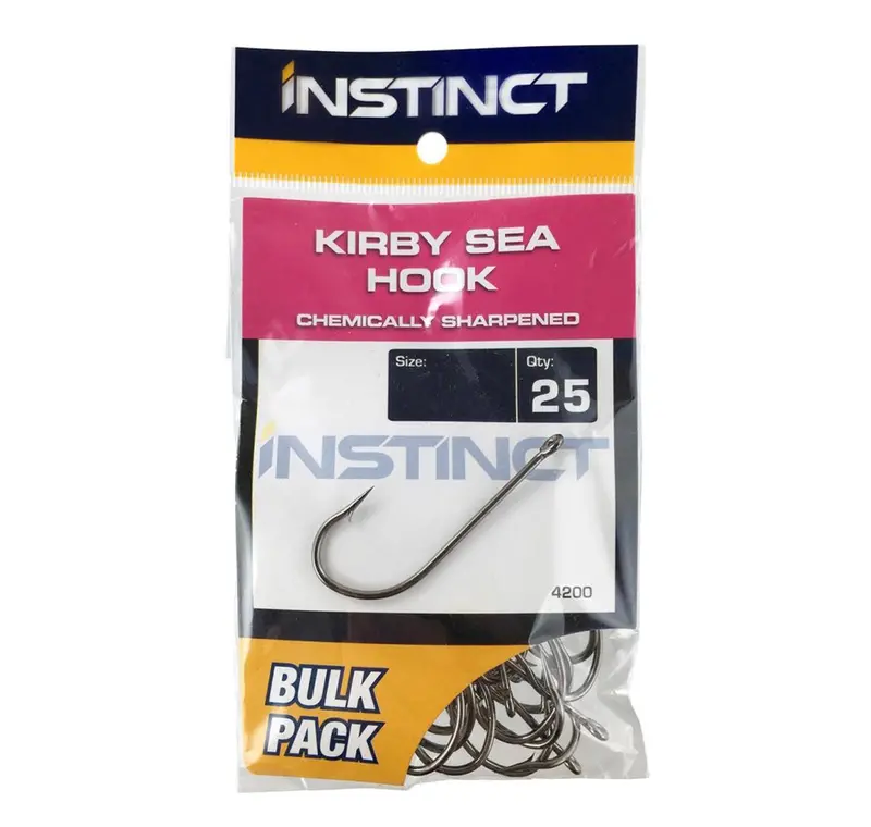 Instinct Kirby Sea Hook Assortment – 25-Piece Corrosion-Resistant Hooks 1
