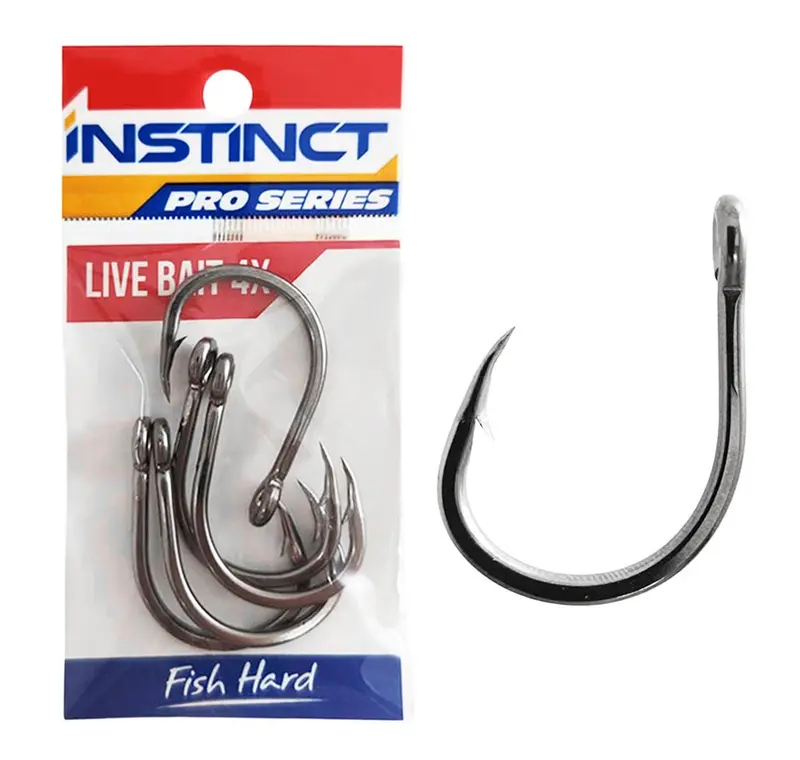 Instinct Pro Series Live Bait 4X Strength Hooks 1