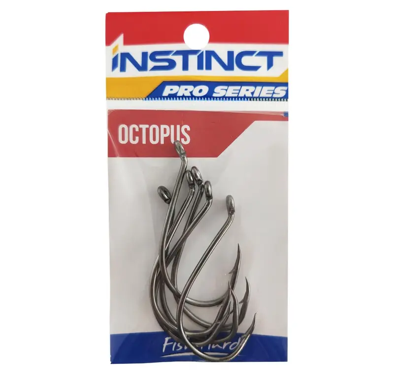 Instinct Pro Series Octopus Fishing Hooks – Sharp & Durable 1