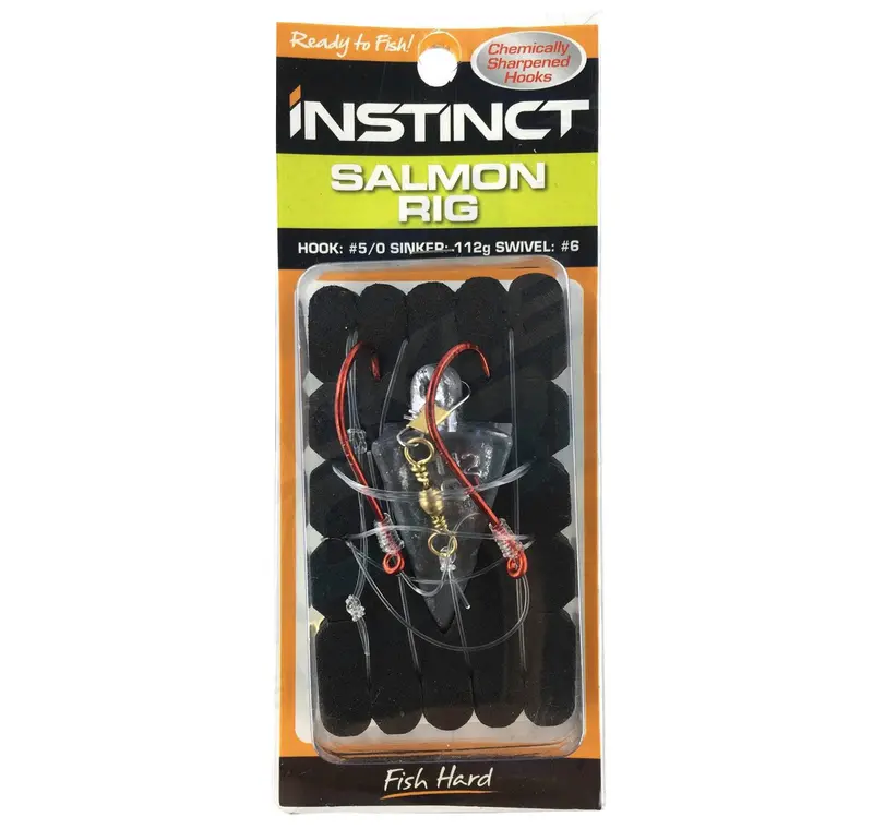 Instinct Salmon-Specific Pre-Tied Fishing Rig 1