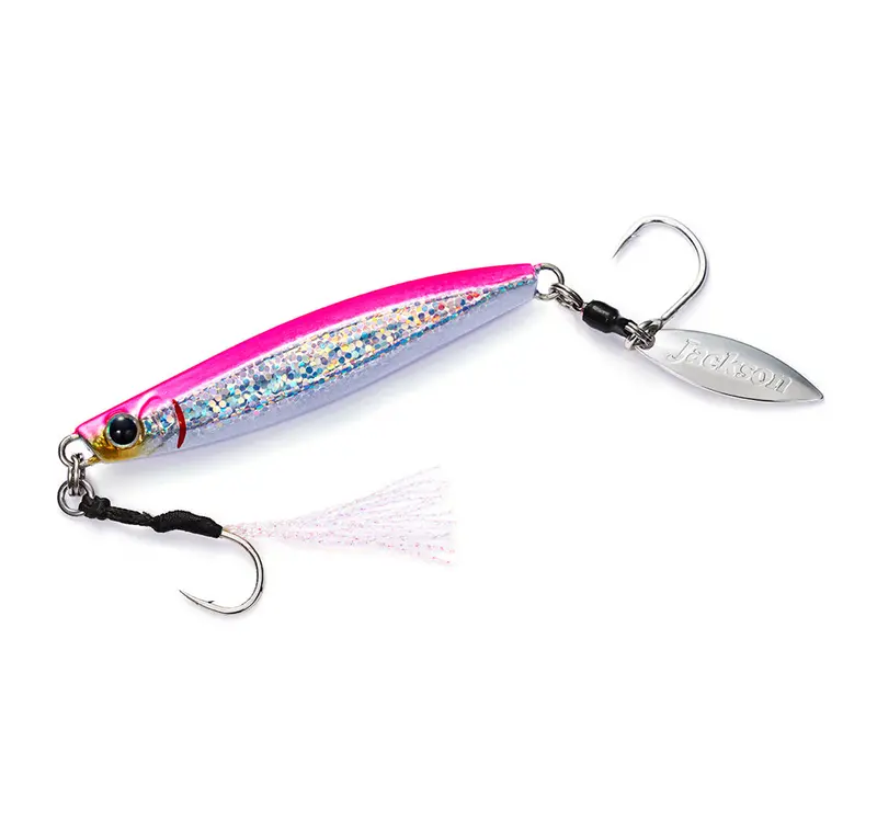 Jackson Metal-Effect Fishing Lure – 50G Blade Design 1