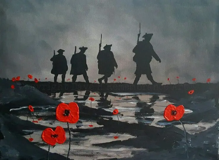 Jocks Amongst The Poppies – Limited Edition Giclée #141 1