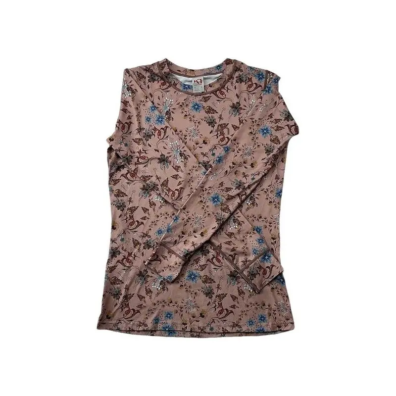 Kari Traa Fryd Floral Base Layer Top For Women – Pink, Medium (Gently Used) 1