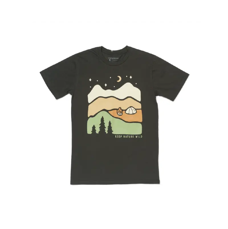 Keep Nature Wild Better In The Mountains Unisex Cotton T-Shirt 1