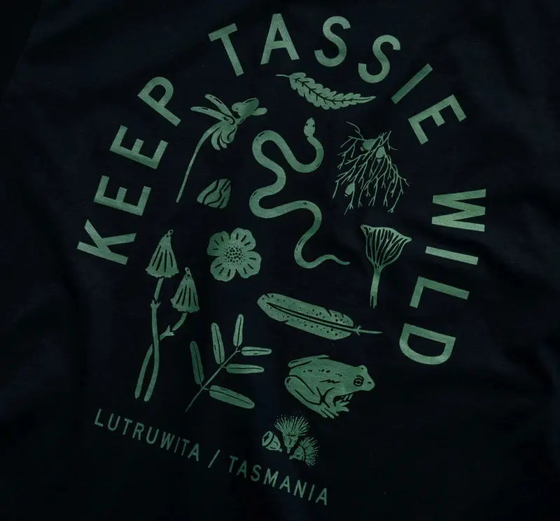 Keep Tassie Wild Land Conservation Tee – Women'S 1