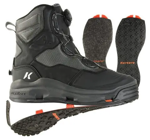 Korkers Darkhorse Wading Boots – Waterproof Fly Fishing Footwear 1
