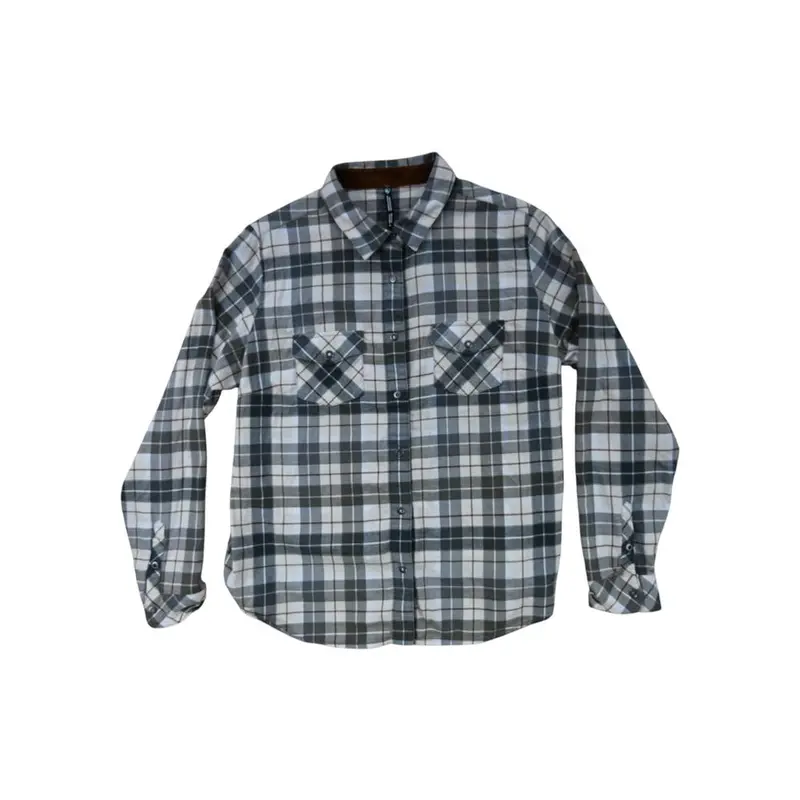 Kuhl Women'S Grey Flannel Shirt – Large (Pre-Owned) 1