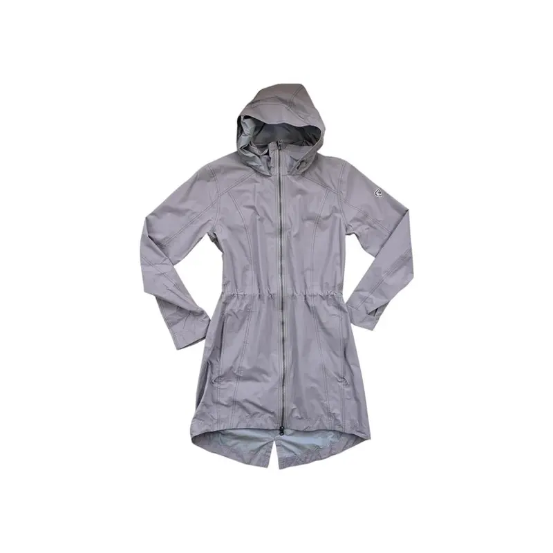Kuhl Women’S Jetstream Rain Shell Trench Jacket – Slate Grey (Size S, Used) 1