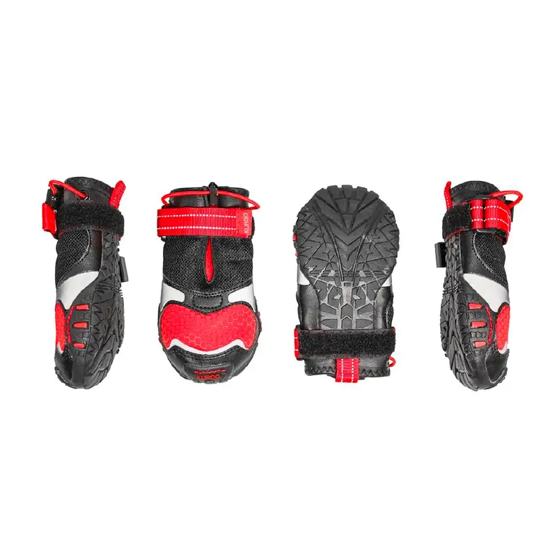 Kurgo Blaze Reflective Dog Booties For Trail Safety 1