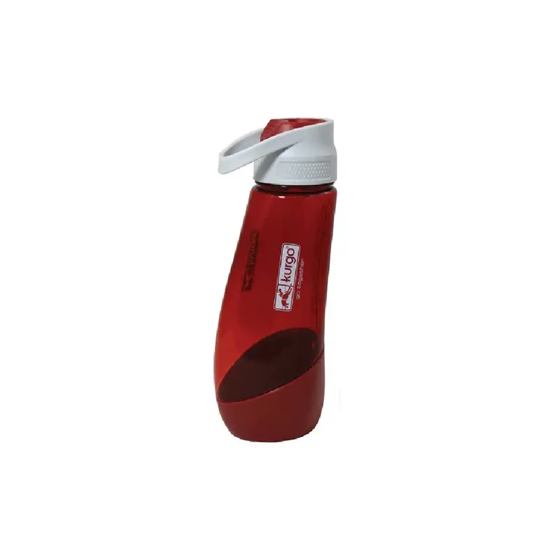 Kurgo Gourd Dual-Use Bottle And Bowl – Red 1