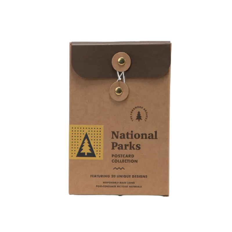 Landmark Project National Parks Illustrated Postcard Set 1