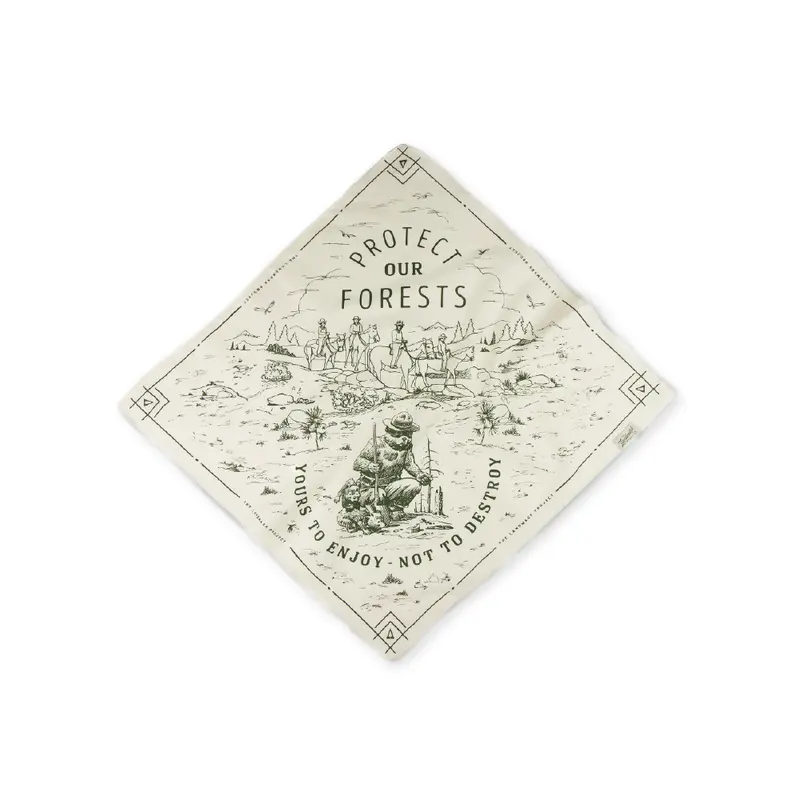 Landmark Project 'Protect Our Forests' Cotton Bandana 1