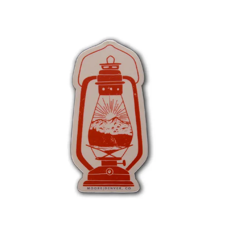 Lantern-Themed Vinyl Sticker – Moore Collection 1
