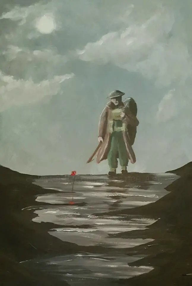 Limited Edition Giclée Print 245: 'Walking Home – Wwii' 1