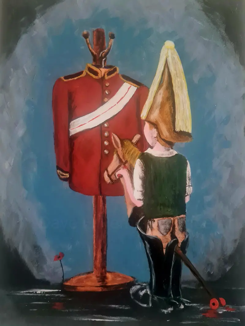 Limited Edition Giclée Print #526: 'Big Boots To Fill – Life Guards' 1