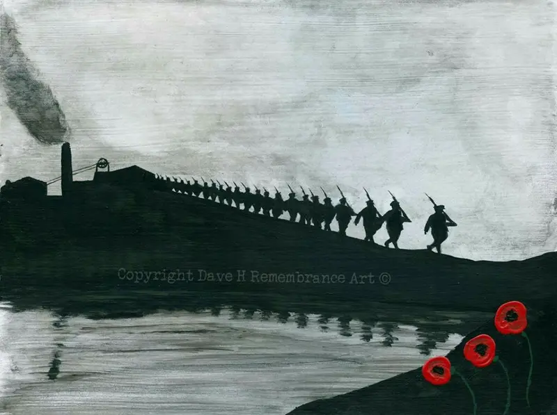 Limited Edition Giclée Print 'From Work To War' (Artwork #001) 1