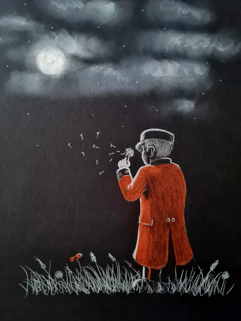 Limited Edition Giclée Print: 'Never Too Old For Wishes' Nostalgic Illustration 1