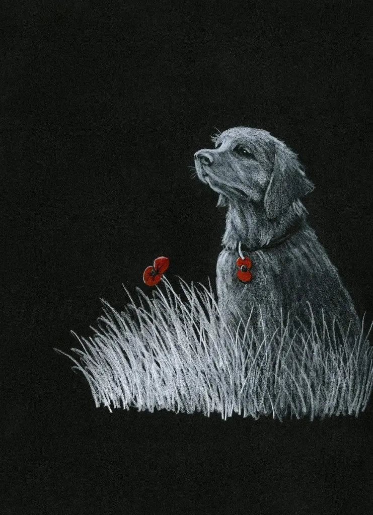 Limited Edition Giclée Print: 'Poppy Dog – No. 29' 1