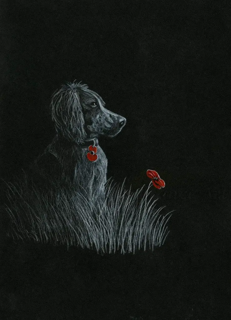 Limited Edition Giclée Print: 'Poppy Dog – No. 30' 1