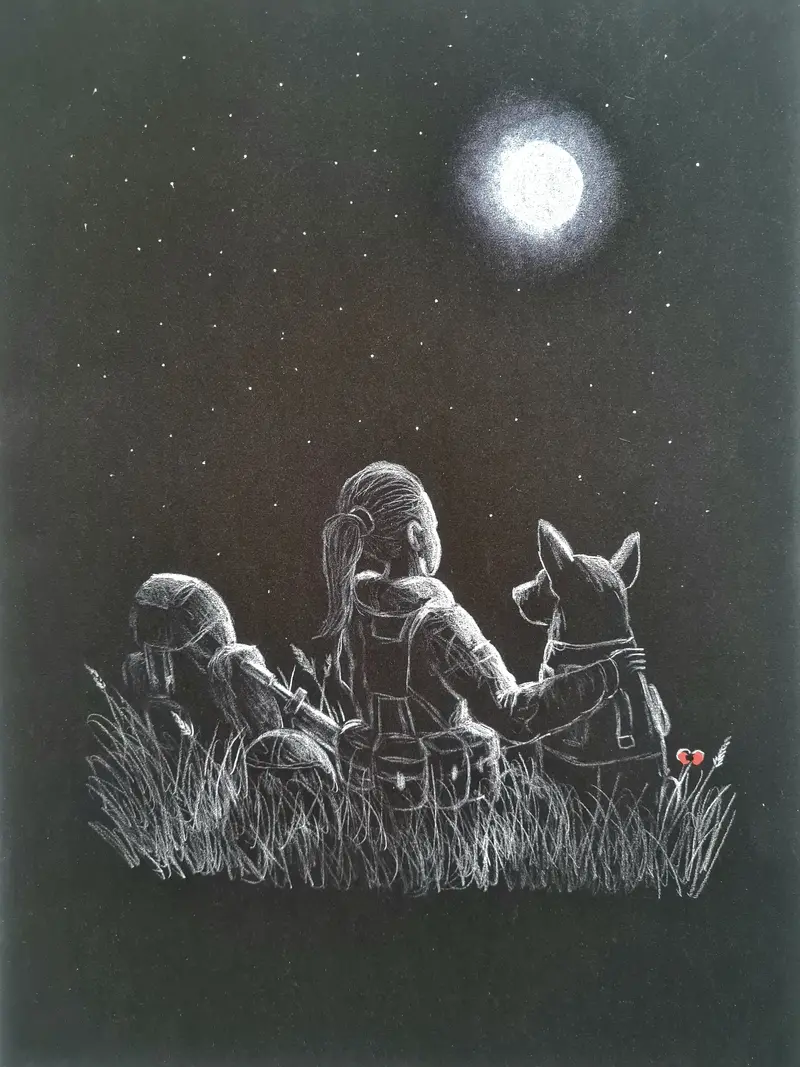 Limited Edition Giclée Print: 'Taking A Break Too' Companion Piece 1