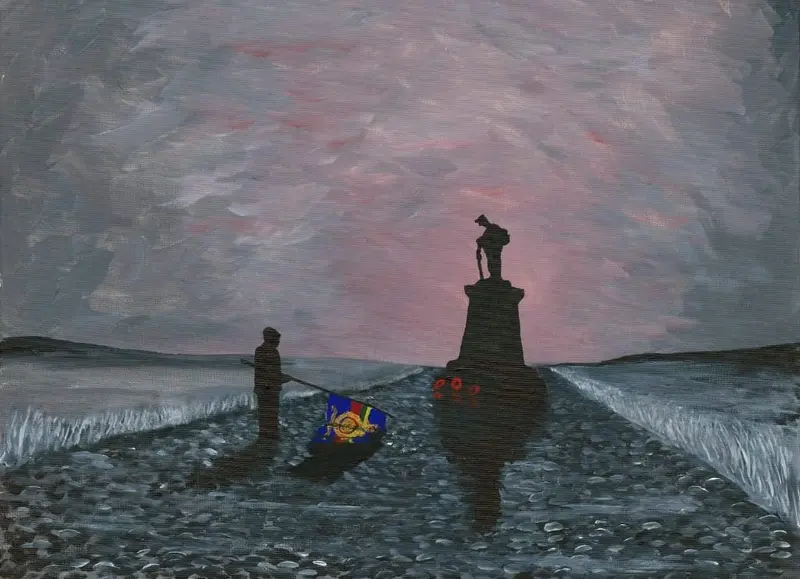 Limited Edition Giclée 'Remembering The Royal Marines' – Edition #327C 1