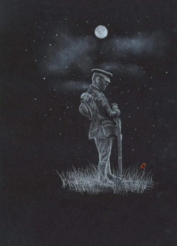 Limited Edition Giclée 'Starry, Starry Night' – Atmospheric Night Composition #336 1