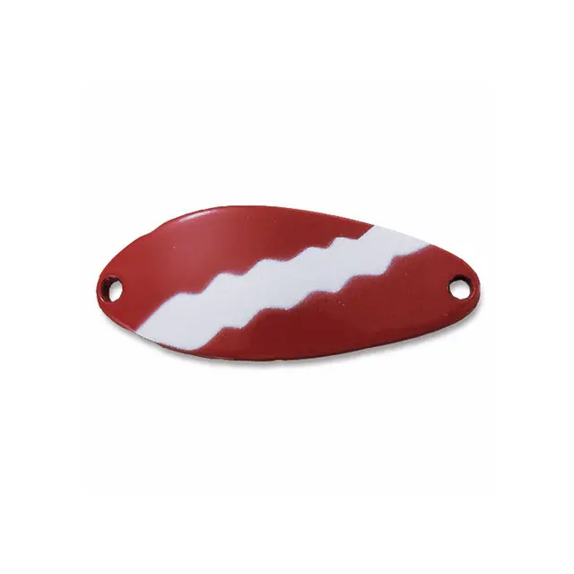 Little Cleo Nickel/Chartreuse Stripe Casting Spoon Lure 1