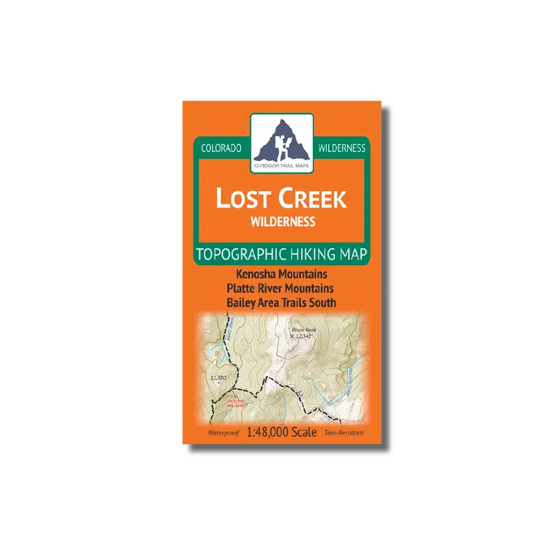 Lost Creek Wilderness Topographic Trail Guide 1