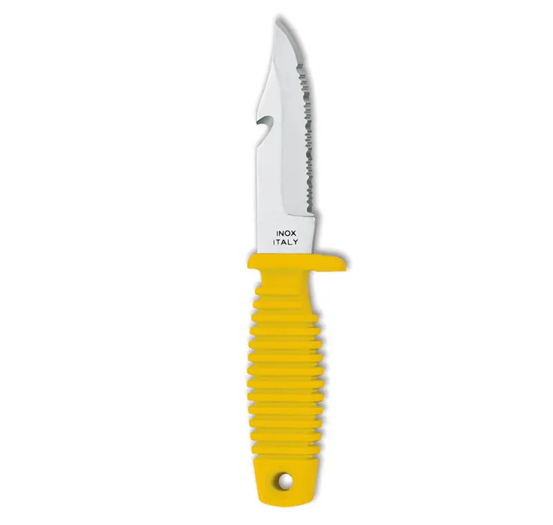 Mac Shark 9 Titanium-Coated Dive Knife With Sheath 1