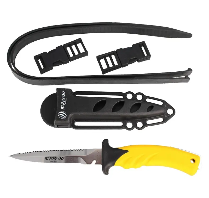 Mac Torpedo 11 Stainless Steel Spearfishing Knife 1