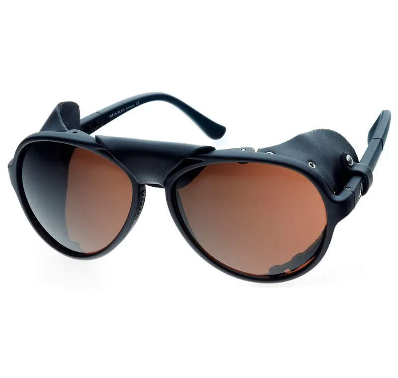 Mako 9608 Explorer Ii Sunglasses – Matte Black Frame With Copper Photochromic Lenses 1