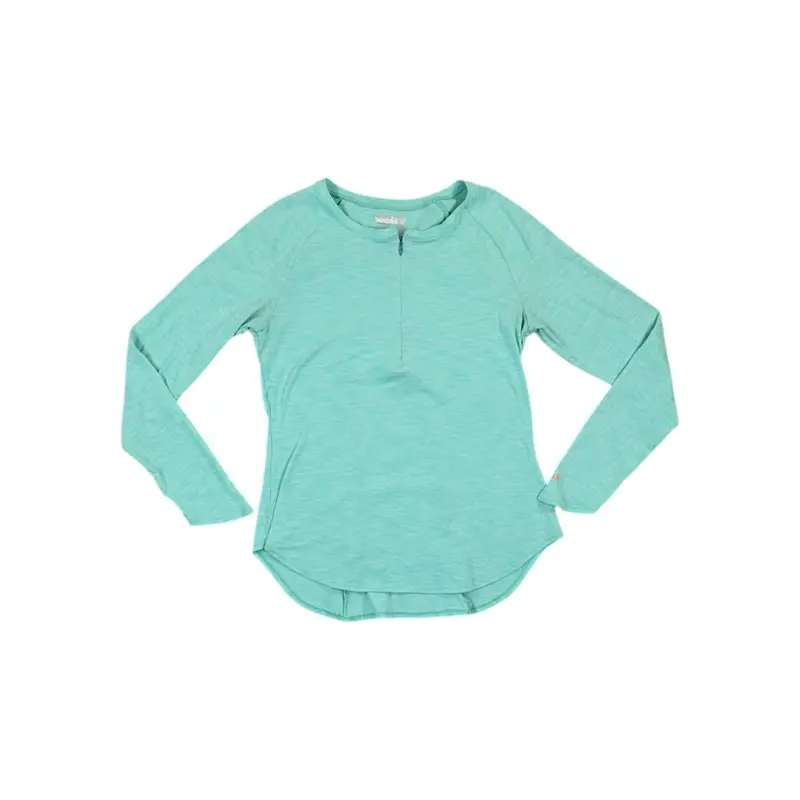 Marmot Women'S Active Long Sleeve 1/4-Zip Top – Blue, Size M (Gently Used) 1