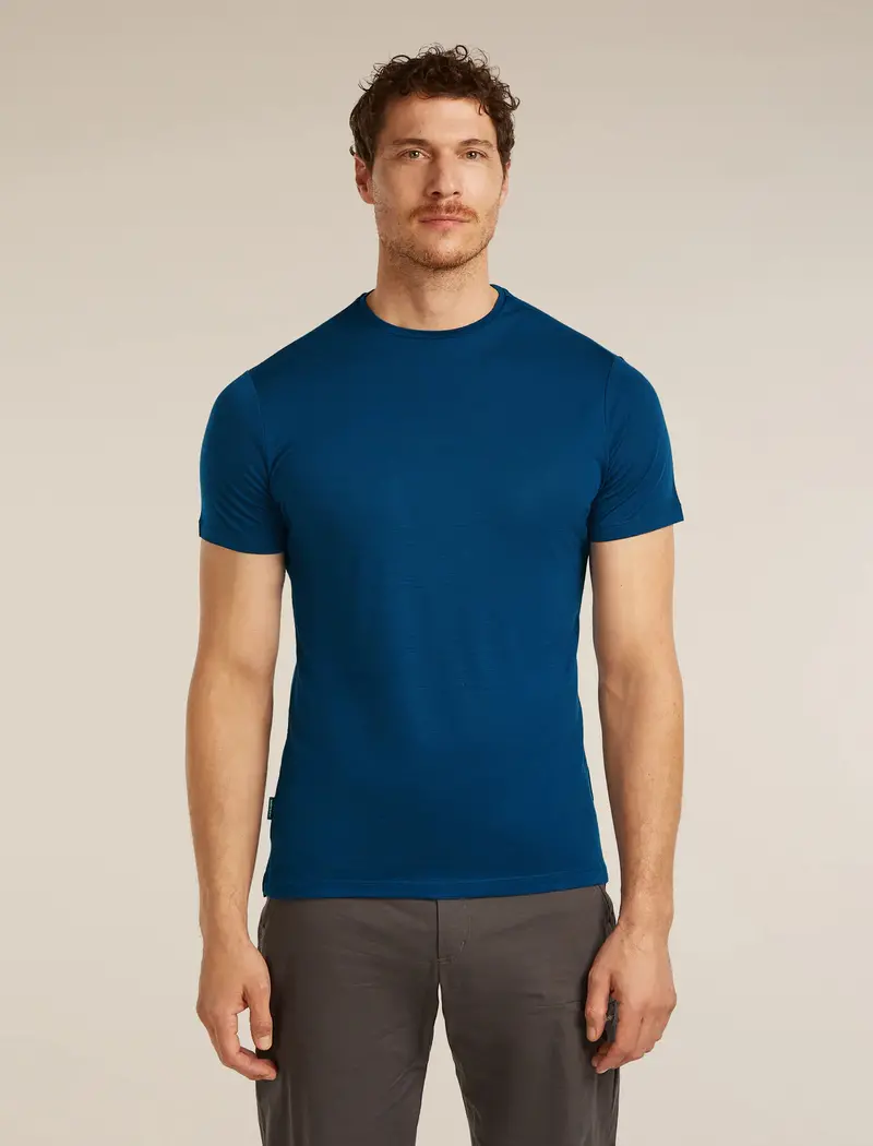 Men'S Icebreaker Cool-Lite Sphere Merino Blend 125 Short-Sleeve T-Shirt 1