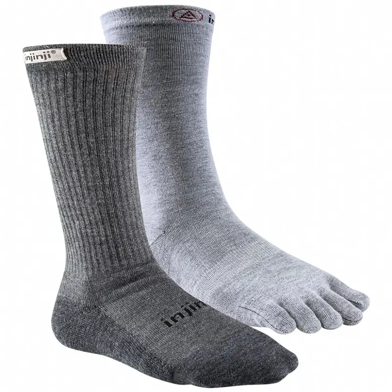 Men'S Injinji Outdoor Hiker + Liner Toe Socks 1