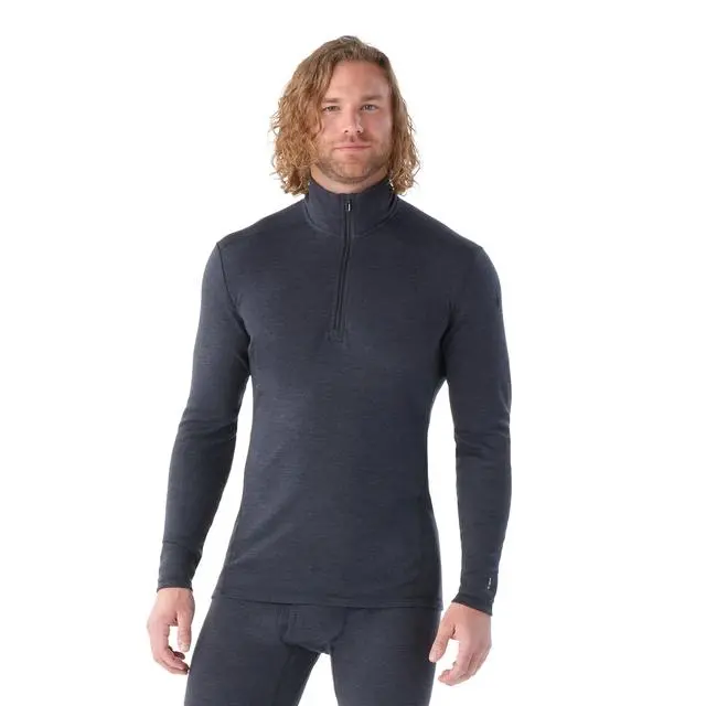Men’S Merino Wool Thermal Base Layer – 1/4 Zip Top 1