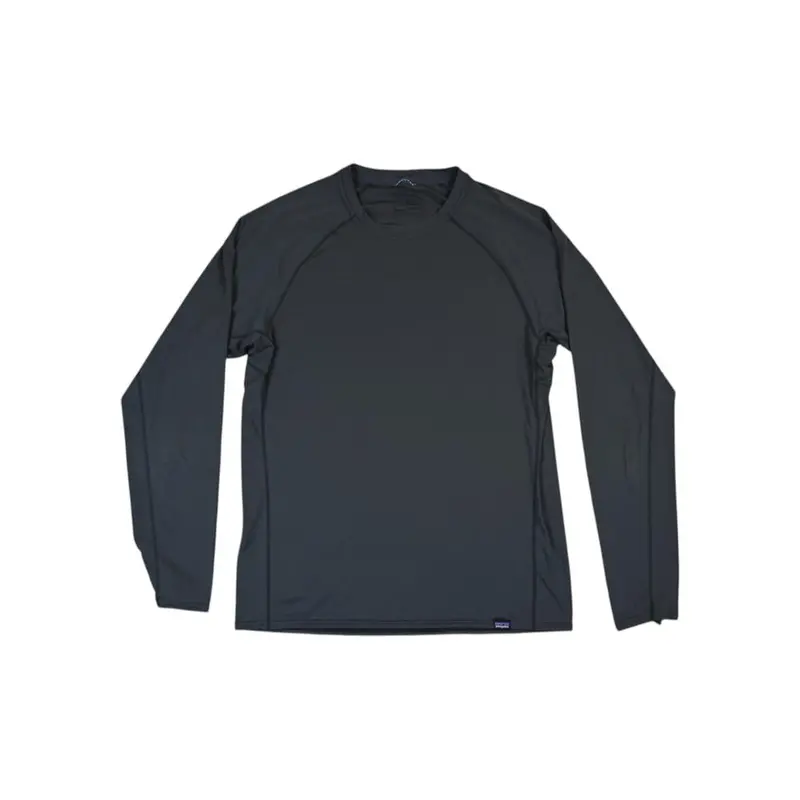 Men'S Patagonia Capilene Lightweight Base Layer – Heather Grey, Medium, Moisture-Wicking 1