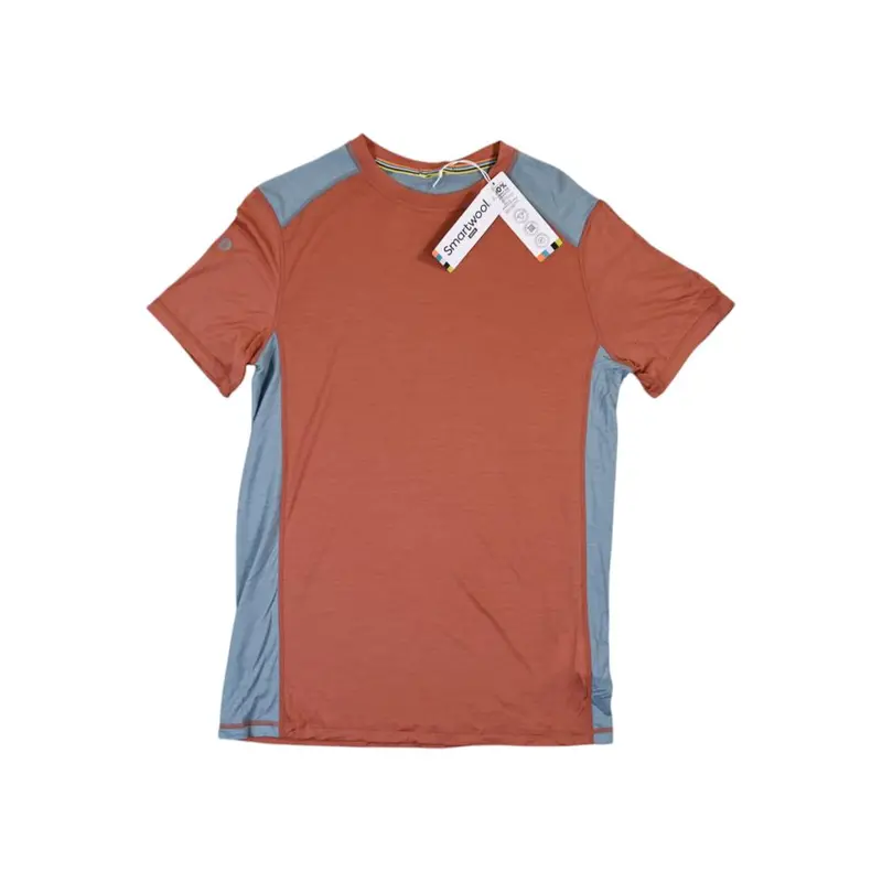 Men'S Smartwool Active Ultra Light Tech Tee – Orange, Medium, Merino Wool Blend 1