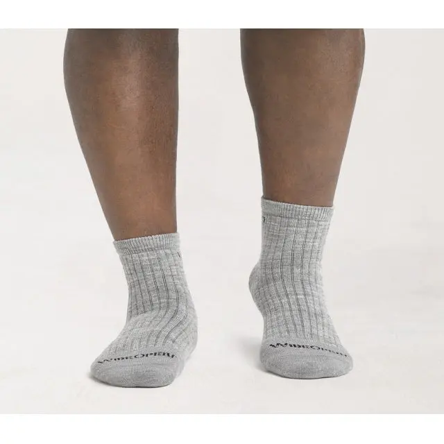 Men'S Solid Color Cushioned Quarter Socks 1