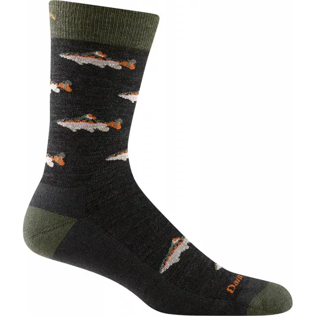 Men’S Spey Fly Crew Socks – Lightweight Cushioned Performance Socks For Fly Fishing 1