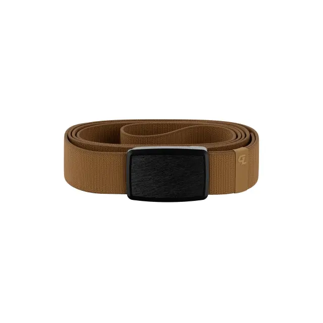Minimalist Low-Profile Belt – Buck Brown And Matte Black 1