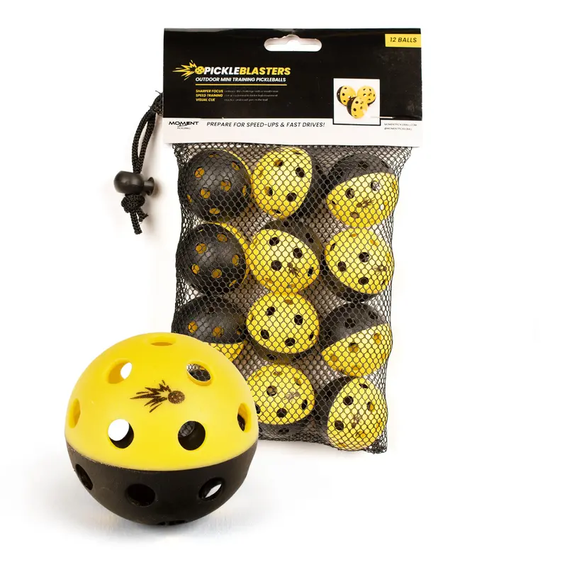 Moment Pickleblasters Mini Plastic Practice Balls For Indoor & Outdoor Use 1