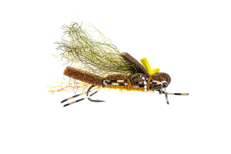 Montana Fly Co. Fool'S Gold Fly – Brown & Gold Accent, 3-Pack 1