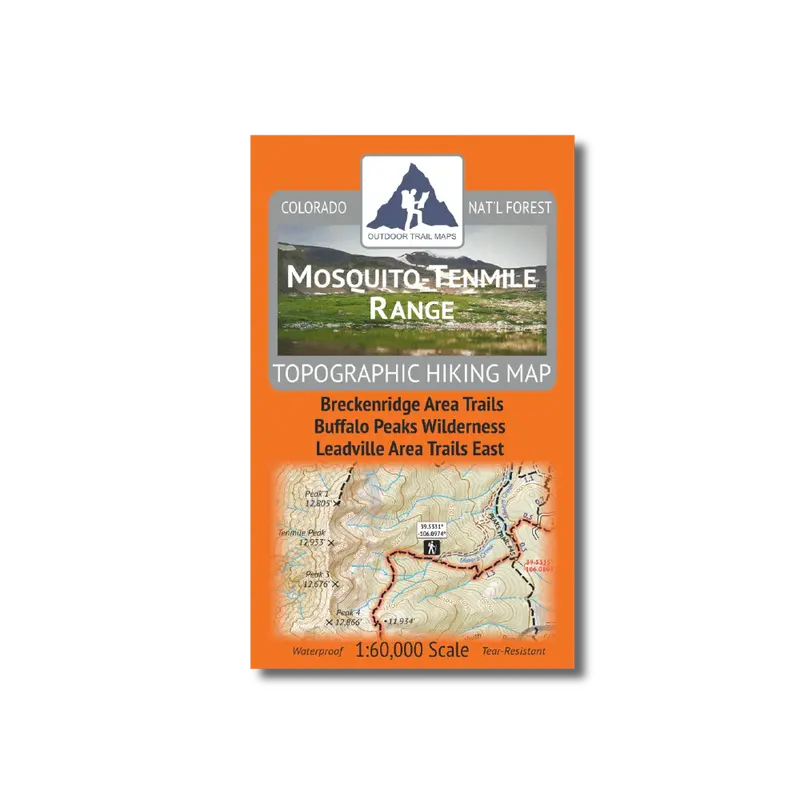 Mosquito And Tenmile Range Backcountry Trail Map 1
