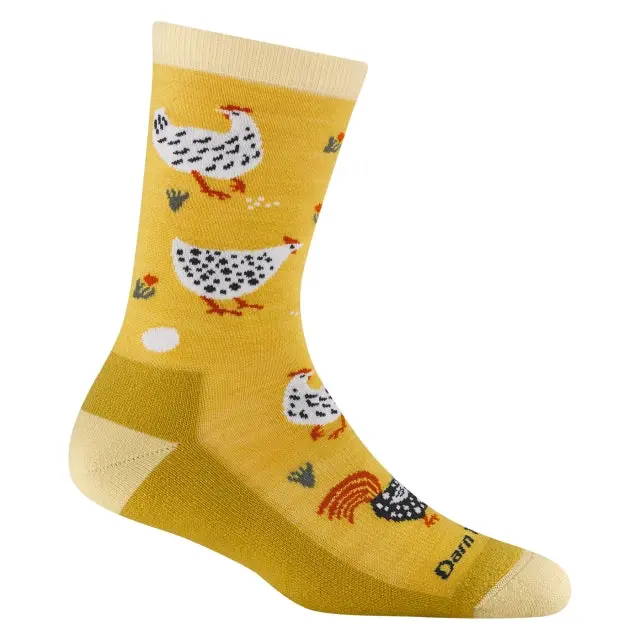 Mother Clucker Women'S Lightweight Cushioned Crew Sock 2