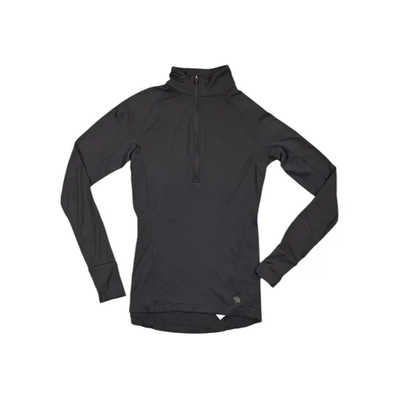 Mountain Hardwear Women'S 100% Merino Wool Long-Sleeve Base Layer In Black – Size Xs (Pre-Owned) 1